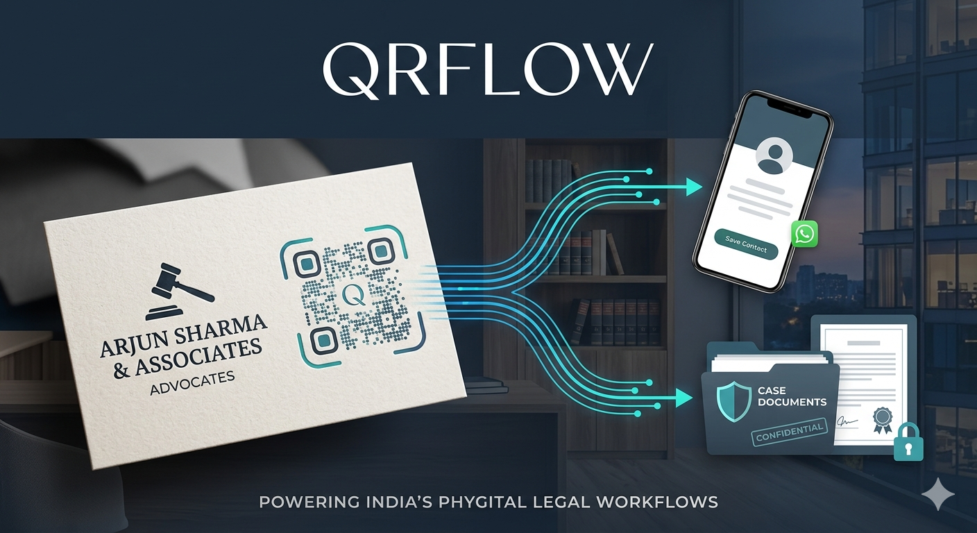QR Code for Law Firms: Securely Share Contact Info & Case Documents in India